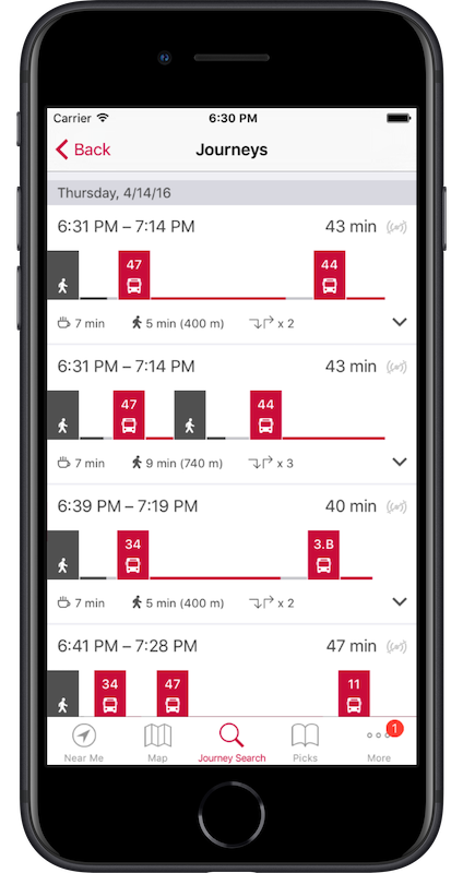 iPhone Screenshot 4 der Whitelabel-Realtime-App