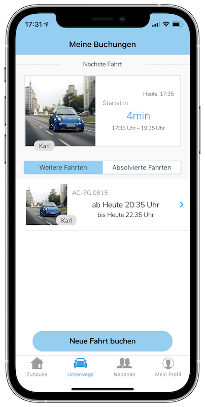 iPhone Screenshot 3 der e.Base-App